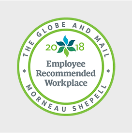 Globe & Mail Employee Recommended Workplaces 2018